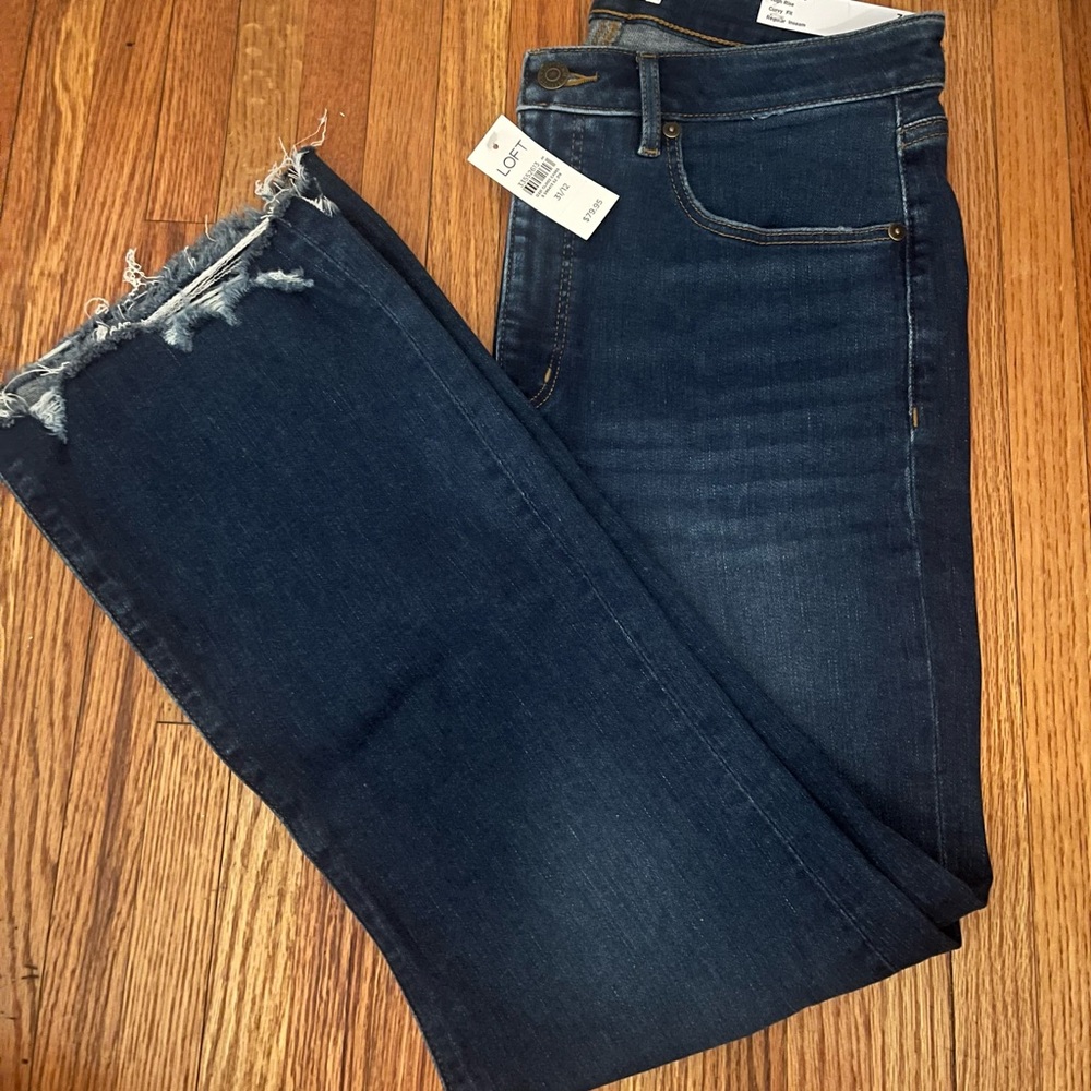 LOFT Indigo Flare & Wide Leg Jeans
